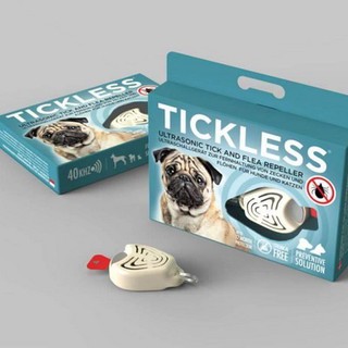 Tickless Pet Ultrasonic Tick and Flea Repeller (Beige)