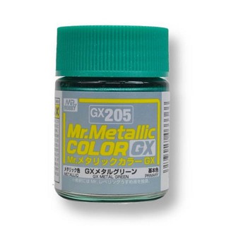 Mr.Hobby Mr.Metallic Color GX205 Metal Green 4973028033366 (สี)