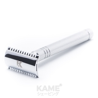 KAME (คาเมะ) มีดโกนสองคม Open Comb 12XL อลูเงิน