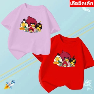 *K-2202-SHORT*เสื้อยืดเด็ก  เสื้อแขนสั้นเด็กลายการ์ตูน  / 3 สี