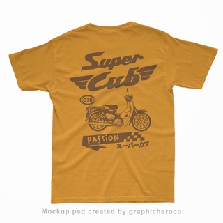 เสื้อยืด พิมพ์ลาย Supercub C70 สําหรับขี่รถจักรยานยนต์