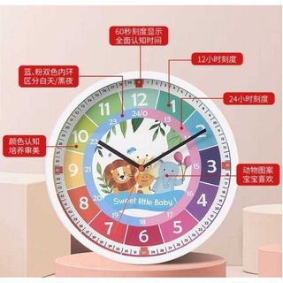 Wall Clock นาฬิกาเรียนรู้เวลา