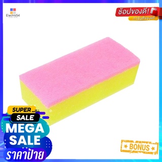 ฟองน้ำพร้อมใยขัด POLY-BRITE LONG SHAPE 2x6นิ้วSCOURER SPONGE POLY-BRITE LONG SHAPE 2X6"