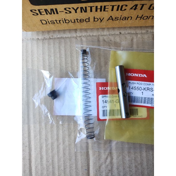 14550-KRS-691/14541-GB4-681/14566-KRS-691ชุดแกนดันตัวกดโซ่แท้ เวฟ100,เวฟ110i,เวฟ125i,MSX125,1ชุด3ชิ้