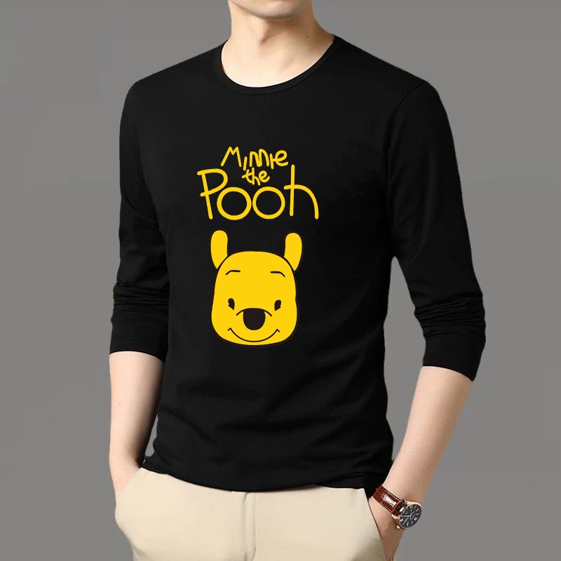 ⭐TL-323⭐ เสื้อยืดแขนยาวแฟชั่นสาวหนุ่มเรียบง่าย ใส่สบาย ลายการ์ตูนน่ารัก มีไซส์ครบ ปลีกและส่ง
