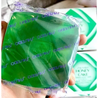 JUL02 ส่งฟรี Shiseido Honey Cake Translucent Soap 100g  สบู่น้ำผึ้งสำหรับผิวหน้า และผิวกาย