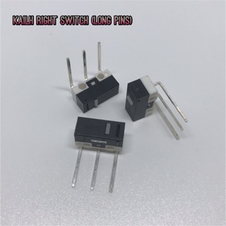 KAILH Microswitch Long pins สวิตซ์เมาส์ข้างตำแหน่งปุ่มด้านขวา