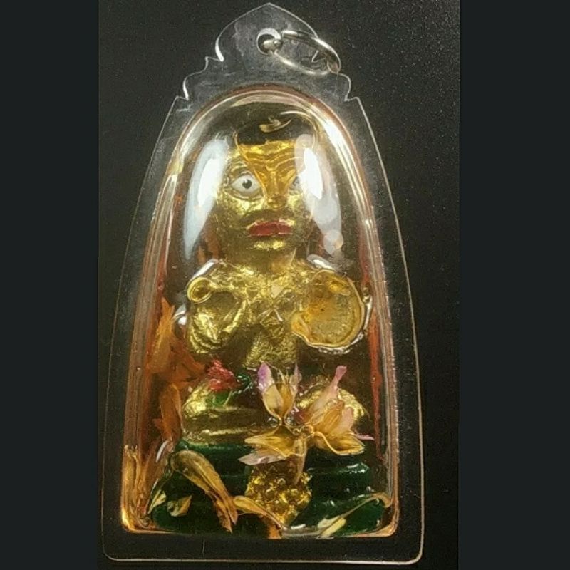 BLACK MAGIC KUMATHONG SPIRIT LP TAE BOTH HAND CALLING MONEY WINDFALL PROSPERITY WIN GAMBLE OLD THAI 