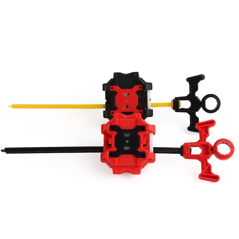 Red/Black Two-way Puller Transmitter Burst Spinning Top ของเล่น Launcher