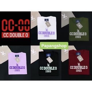 งานเสื้อยืดแขนสั้นงานปัก~งานป้าย CC-OO ผ้าcotton 💯% No.49