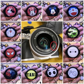 Lens Cap ขนาด 46 mm ลายการ์ตูน พร้อมเชือกกันฝาหาย