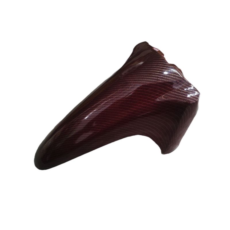 บังโคลนหน้า เวฟ110i ปี 2009-2026 แดงเคฟล่า 5D wave110i มอเตอร์ไซค์ Motorcycle