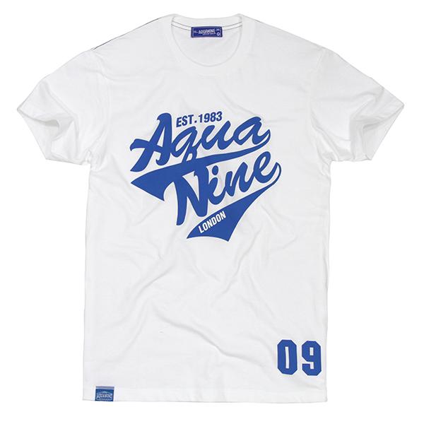 AQUANINE เสื้อยืดผู้ชาย เสื้อยืดผู้หญิง รุ่น AQUANINE (สีขาว) ลิขสิทธิ์แท้