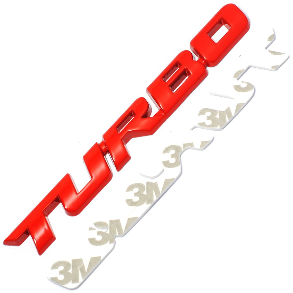 3D สติกเกอร์รถและสติ๊กเกอร์มอเตอร์สติ๊กเกอร์โลหะสติ๊กเกอร์ Turbo สัญลักษณ์จดหมายสติ๊กเกอร์สำหรับรถจักรยานยนต์ตกแต่ง - รูปที่ 2