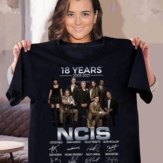 ผ้าฝ้ายคอกลมเสื้อเชิ้ต ลายเซ็น Ncis Thank You For The Memories ผลิตในสหราชอาณาจักร แคนาดา 18 ปี 2003 2021from S-4XL