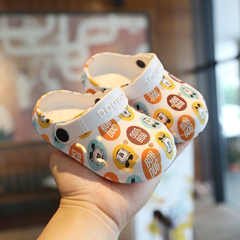 เด็กรองเท้าแตะรองเท้าแตะชายเด็กผู้หญิงเด็กเด็กทารกรองเท้าแตะ 1-3 ปี 2 กันลื่นในร่มรองเท้าหลุม