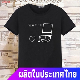 Illicit นักสืบโคนันเสื้อยืดยอดนิยม Detective Conan T-shirtเสื้อยืดนักสืบโคนันเสื้อยืดแขนสั้น Detective Conan สองมิติ โจร