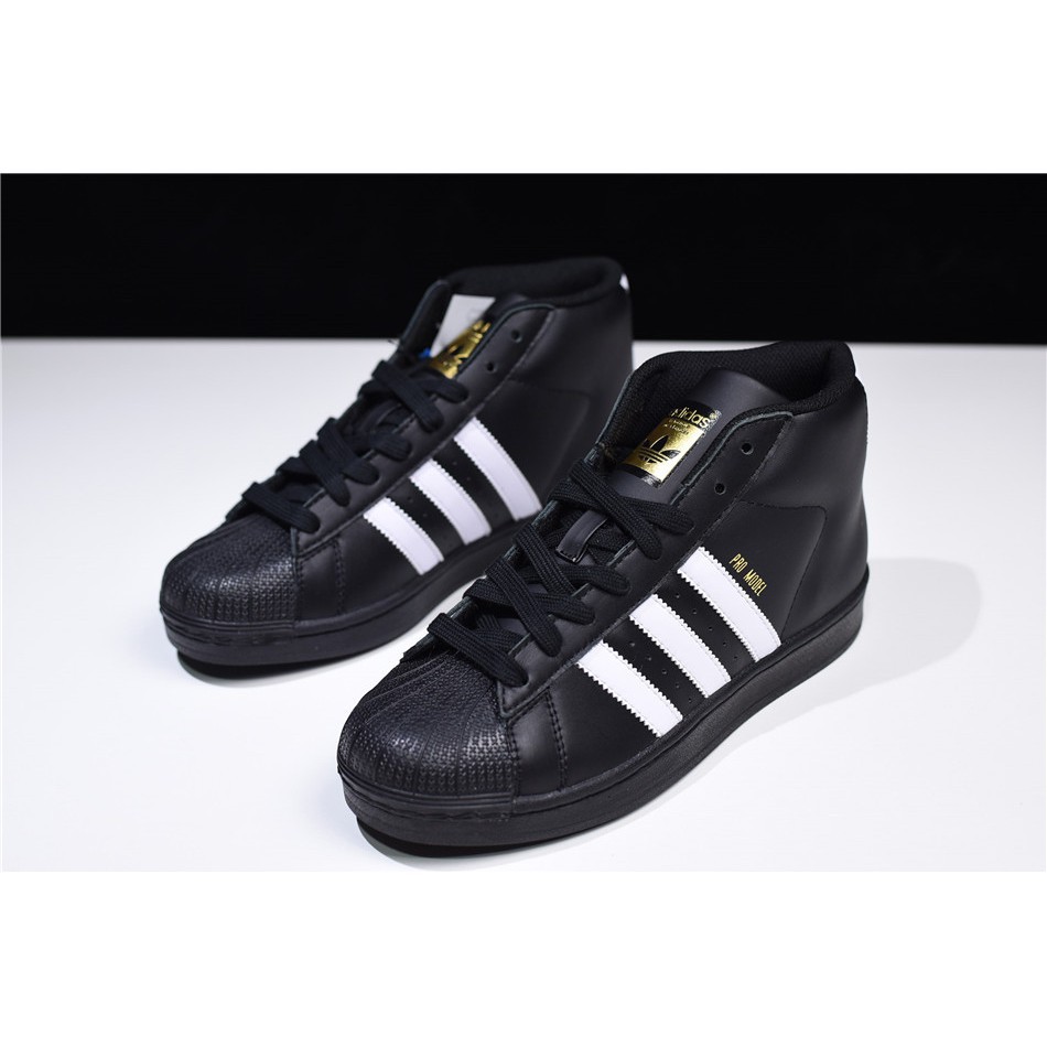 adidas superstar pro model black