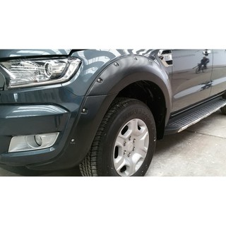 คิ้วล้อ Ranger T7 6นิ้ว 9" หมุดสีดำด้าน Ford Ranger T7 2015 2016 2017