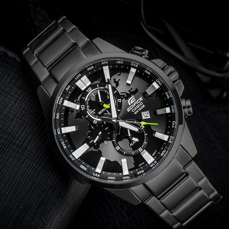 ✠✥﹍Casio Edifice รุ่น EFR-303D-1AV สินค้าขายดี นาฬิกาข้อมือผู้ชาย สายสแตนเลส
