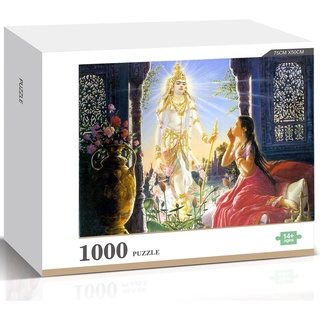 Surya Dev จิ๊กซอว์ไม้ปริศนา 1000 ชิ้น สําหรับตกแต่งบ้าน ปาร์ตี้