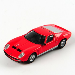 โมเดลรถแข่ง Kyosho 1/64 Red Lamborghini Miura Jota SVR ของเล่นสําหรับเด็ก