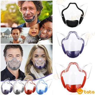  【High quality】Clear transparent anti-fog 3D face mask protective isolation face shield head-mounted sports mask