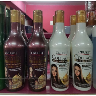Cruset Collagen/Keratin Milky Hair Serum อาหารผมครู​เซ็ท​ เนื้อครีม เคราติน​/คอลลาเจน​ #Serum #hair #บำรุงผม