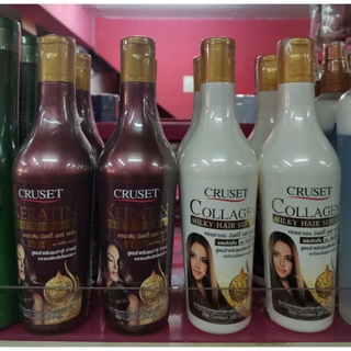 Cruset Collagen/Keratin Milky Hair Serum อาหารผมครู​เซ็ท​ เนื้อครีม เคราติน​/คอลลาเจน​ #Serum #hair #บำรุงผม