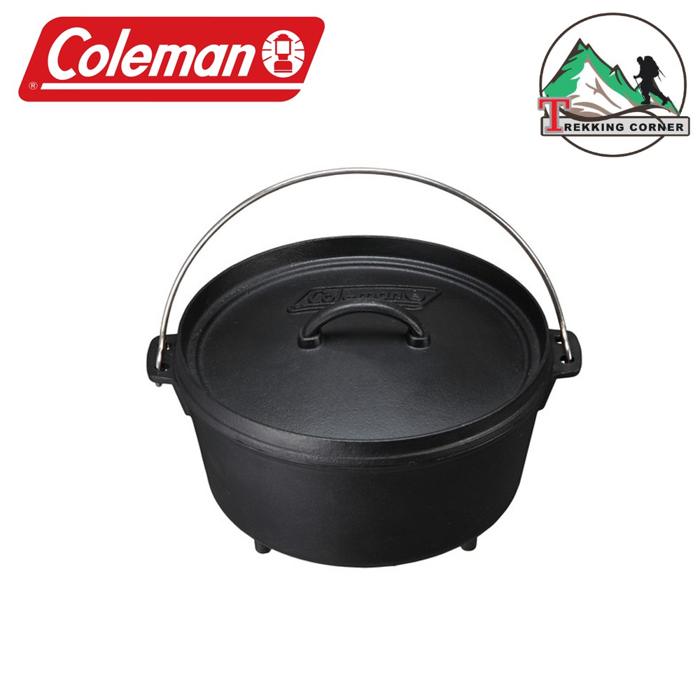 หม้อเหล็กหล่อ COLEMAN JAPAN DUTCH OVEN 12 Shopee Thailand