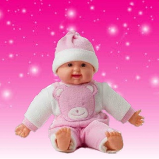 T.P. TOYS ตุ๊กตา ตุ๊กตาเด็กหัวเราะ กดที่กลางอกมีเสียงหัวเราะ