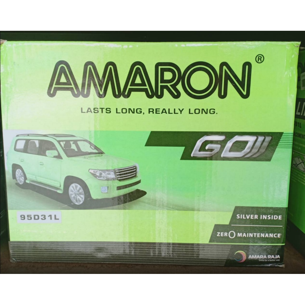 แบตเตอรี่ Amaron Go 95D31L, 95D31R