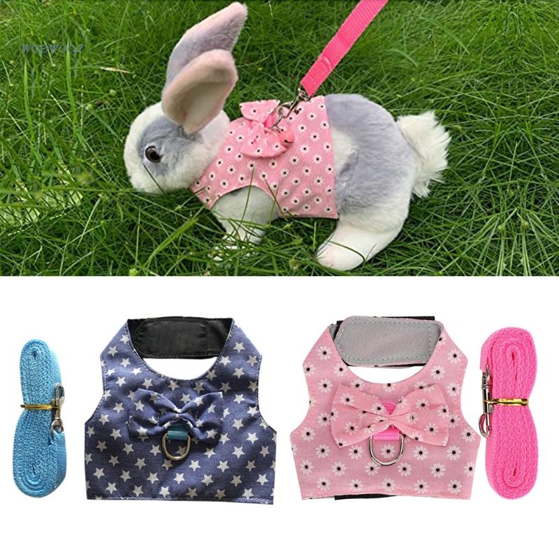 Lucky เสื้อกั๊ก และสายจูง ปรับได้ ขนาดเล็ก กันหนี สําหรับหนู กระต่าย