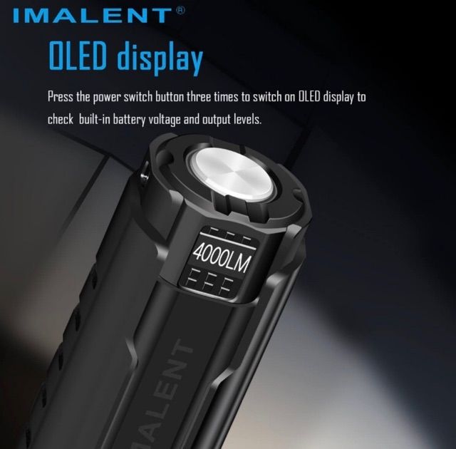 ไฟฉายพลังสูง IMALENT LD70 4000 lumens flashlight