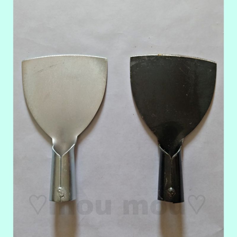 ไม้พายสีดํา Dodoh Cake Glass Cake Pan Spatula Pan Scrapper