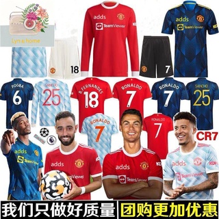 ชุด​บอลแมนยู เสื้อพร้อมกางเกง（มีไซส์เด็ก）16-28/S-2XL