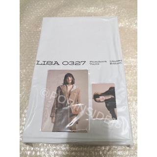 LISA 0327 PHOTOBOOK VOL.03 Limited​ + ของแถม​ Wevers​ shop