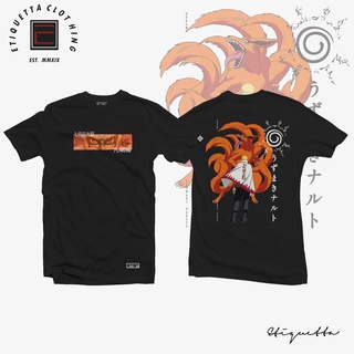 Tee - เสื้อเชิ้ต Tee/Anime ทางกฎหมาย - ETQT - นารูโตะ - เสื้อยืดคุรามะและนารูโตะสําหรับผู้ชาย/เสื้อ