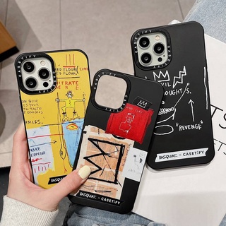 เคสโทรศัพท์มือถือ TPU นิ่ม กันรอยขีดข่วน ลายกราฟฟิตี้ Doodles สําหรับ iPhone 14PM 11 13 Pro Max 12 Pro