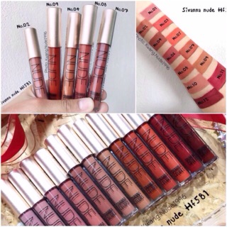 ลิปจิ้มจุ่ม ซิเวียนา Sivanna Luxury Nude Matte Lip HF581 ลิปแมท ลิปจิ้มจุ่มเนื้อแมท ลิปสีนู้ด ลิปนู๊ด