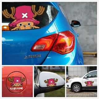 One Piece Chopper Car Sticker Window Rearview Mirror Stickers Fuel Tank Cover Sticker Waterproof  Motorcycle Decals