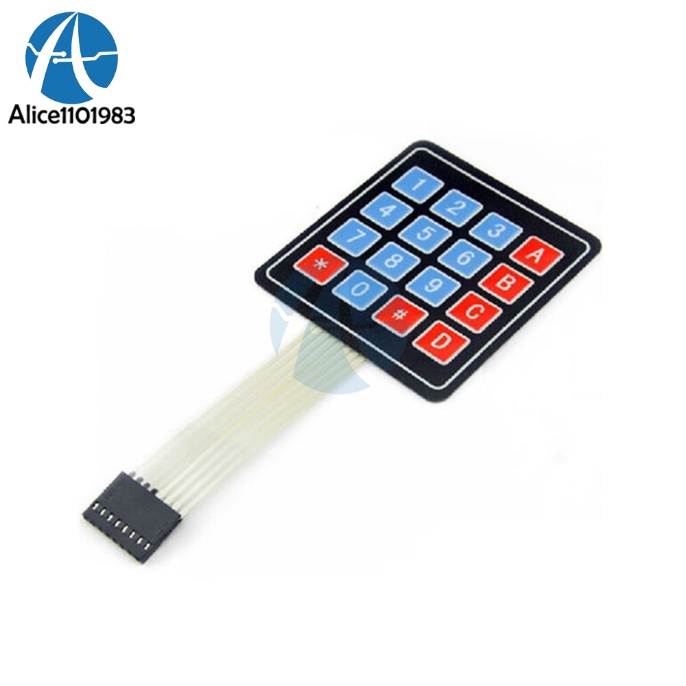 Matrix Array Matrix แป้นพิมพ์เมมเบรน LED สวิทช์ปุ่มกดโมดูล สําหรับ Arduino Matrix บอร์ดคีย์บอร์ด ราคา ถูกที่สุด ดีลบีเคเค แกลเลอรีภาพที่ 8