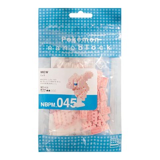 ของแท้!!! Kawada NBPM-045 Nanoblock Pokemon Mew ตัวต่อนาโนบล็อคโปเกม่อนมิว