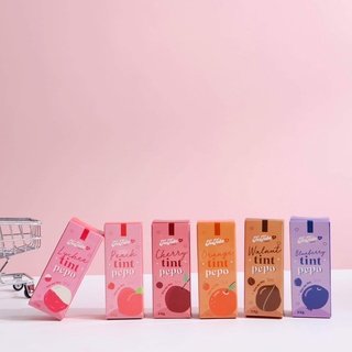 เจลแก้ม ตา ปาก ทิ้นต์เจลปีโป้ Jujube Pepo Tint Gel จูจุ๊บ ปีโป้ ทิ้นต์ เจล 6สี