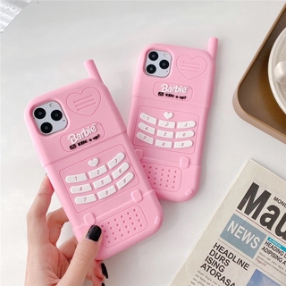 Barbie Cell Phone Design Cartoon Silicone Case IPhone 13 11 pro max 12mini 12pro 12promax X XS MAX XR 6 6s 7 8 Plus