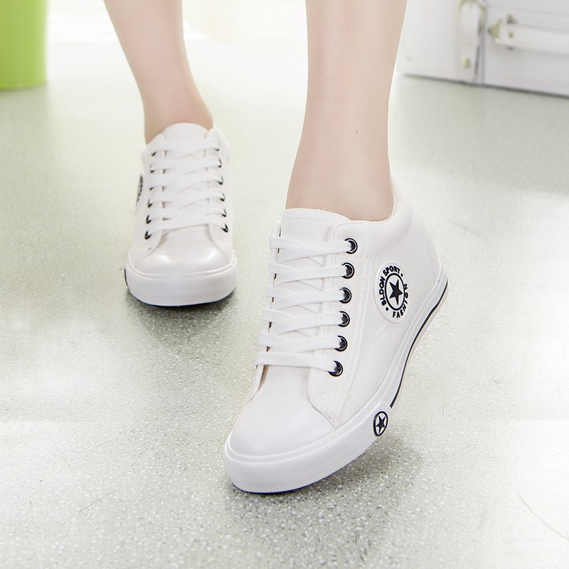 Women Casual Sneaker รองเท้าผ้าใบผู้หญิง รองเท้าแฟชั่น No.9107