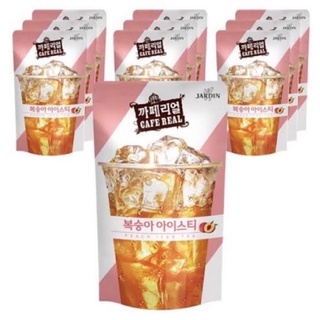 JARDIN CAFE REAL Peach Iced Tea (ชาพีชเกาหลี) 230ml ชาพีชนำเข้าจากเกาหลี  ดื่มแล้วสดชื่นมาก หอมพีชสุดๆ