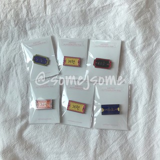 พร้อมส่ง pin nct พิน เข็มติดชื่อ nct แจฮยอน แทยง มาร์ค แจมิน เจโน่