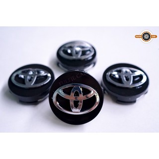 ฝาครอบดุมล้อ TOYOTAโตโยต้า62MM สีดำ