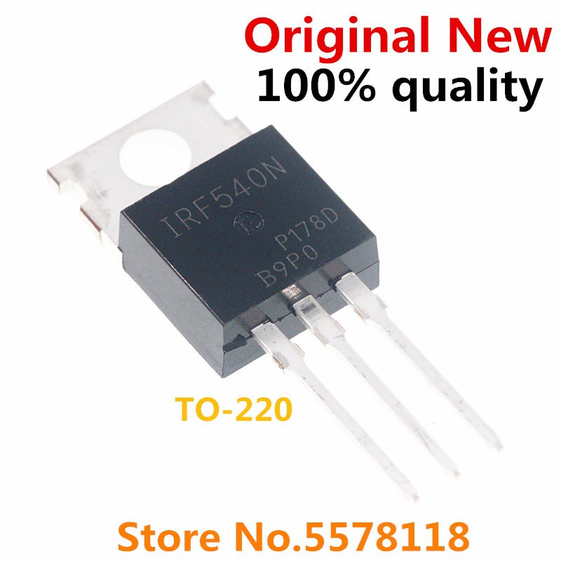 10 ชิ้น IRF540N IRF540 TO220 540 IRF540NPBF TO-220 ใหม่และชิป IC